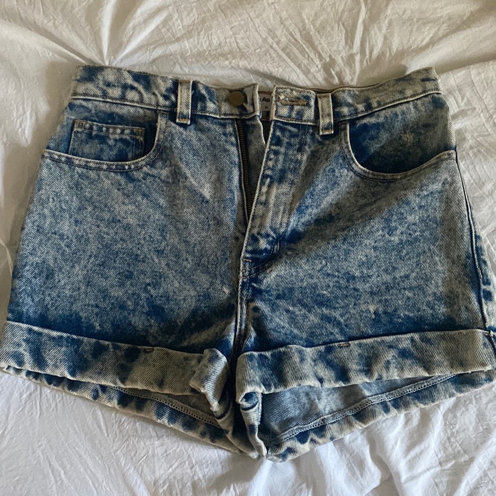 Denim shorts